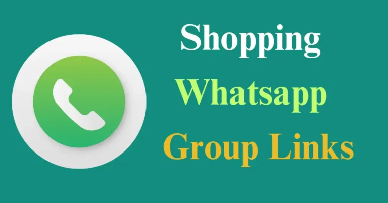 Shopping whatsapp group link